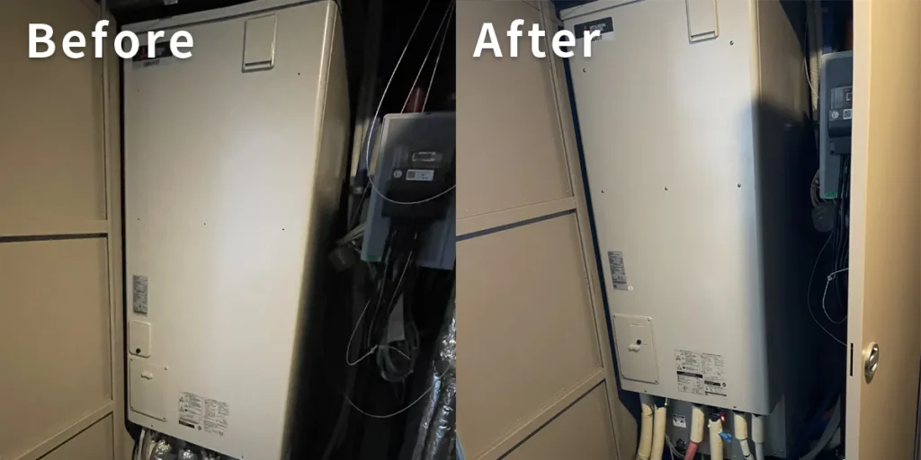 愛知県名古屋市D様 エコキュート交換 三菱【SRT-W466】から三菱【SRT-S376】