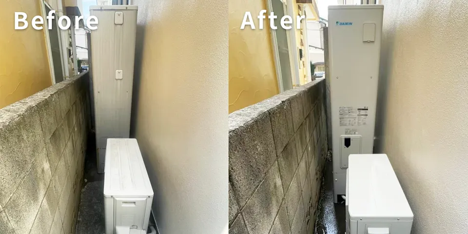 神奈川県横浜市｛E様｝エコキュート交換 コロナ【CHP-371DN8】からダイキン【EQX37XFV】