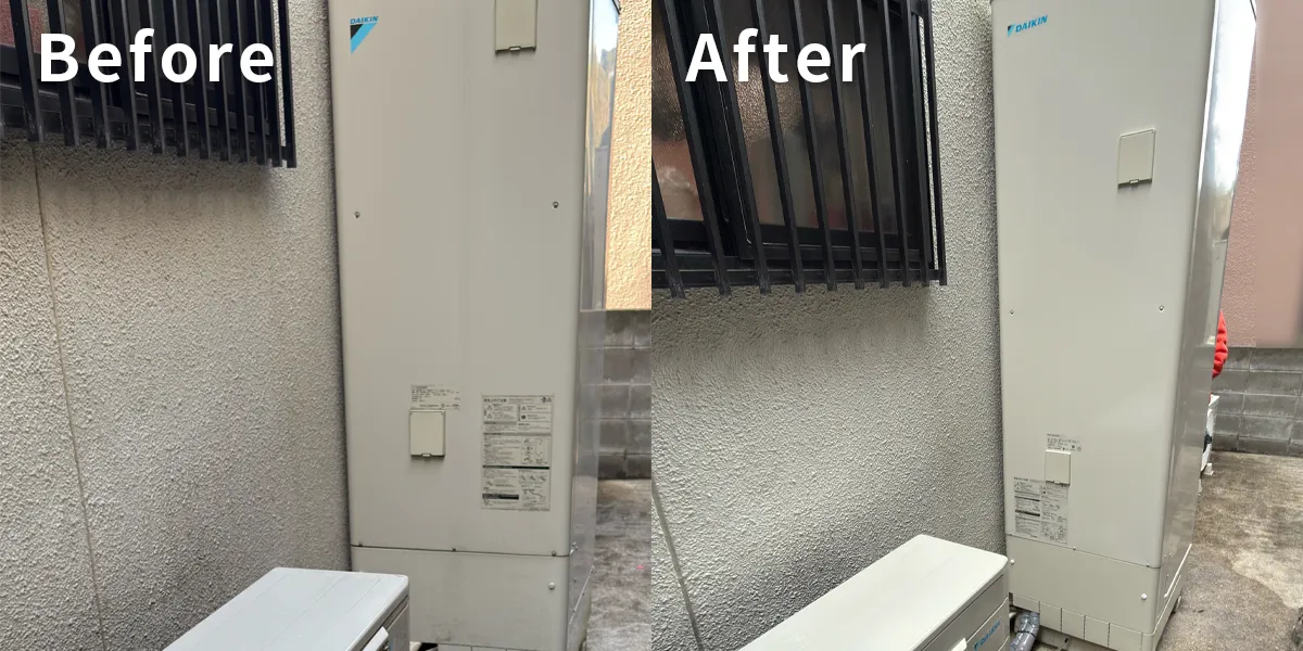 京都府宇治市O様 エコキュート交換 ダイキン【EQS37SFV】からダイキン【EQX46ZFV】