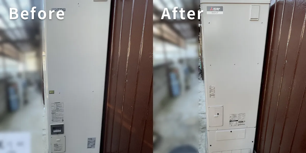 香川県観音寺市K様 エコキュート交換 三菱【SRT-HP46W2】から三菱【SRT-S376U】