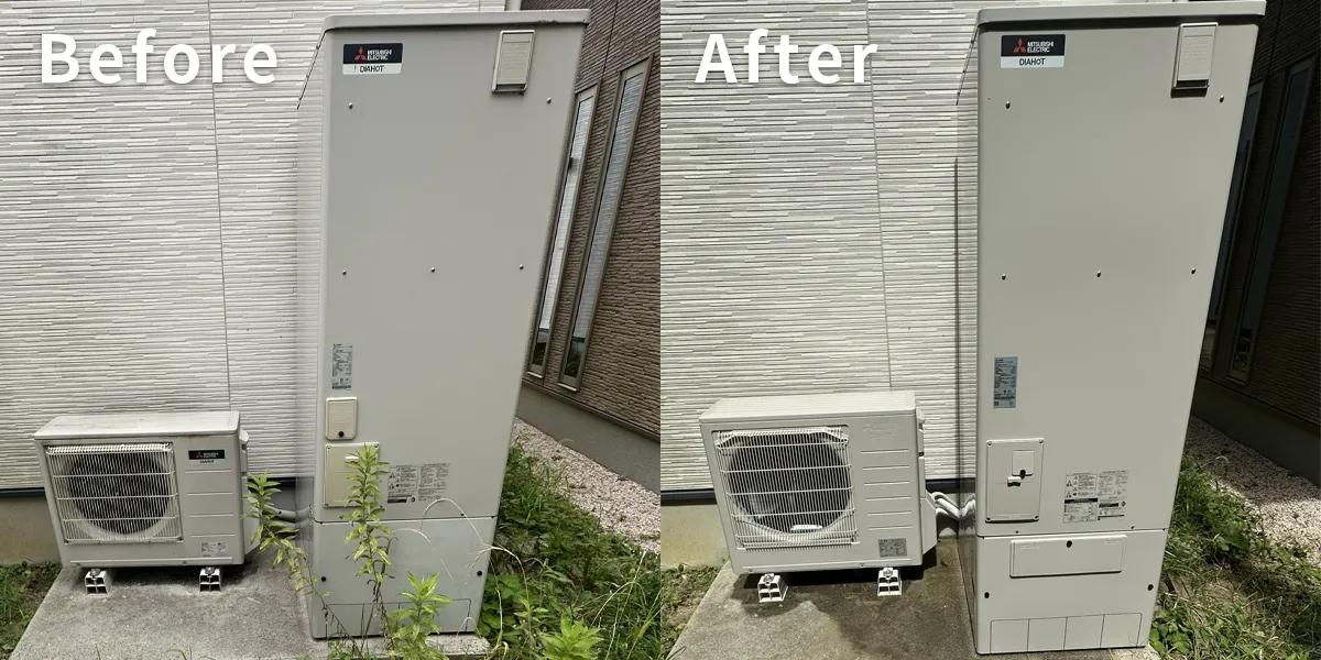 島根県出雲市E様 エコキュート交換 三菱【SRT-W37】から三菱【SRT-S376】