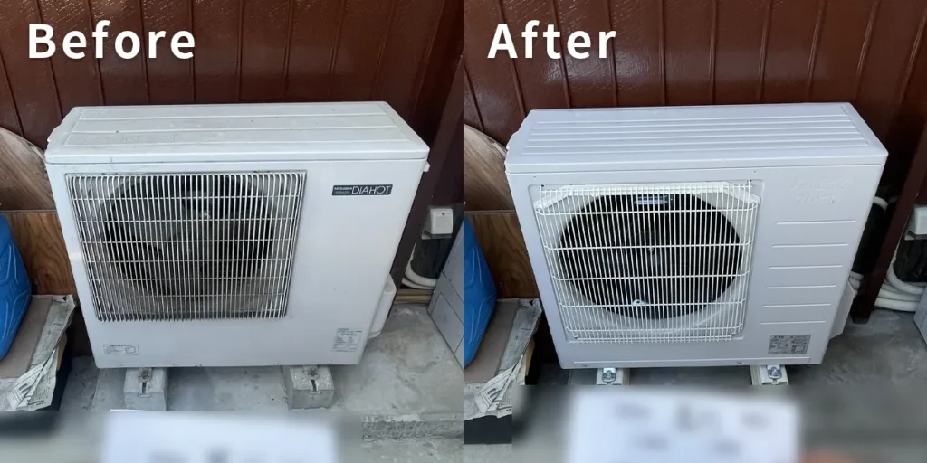 エコキュートのヒートポンプ