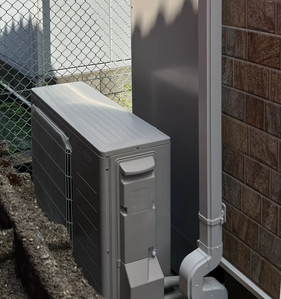 エコキュートのヒートポンプ