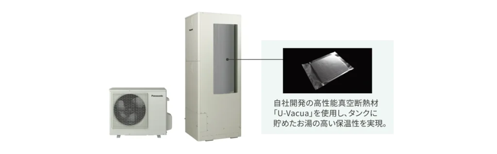 パナソニック開発の高性能真空断熱材「U-Vacua」の説明文