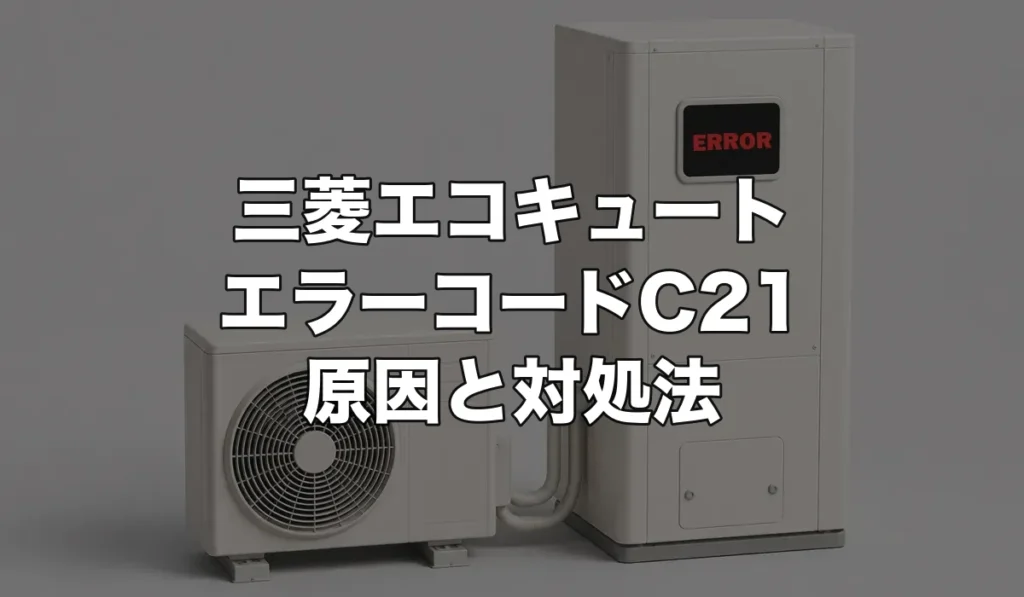 三菱 エコキュート エラーコード C21 の原因と対処法