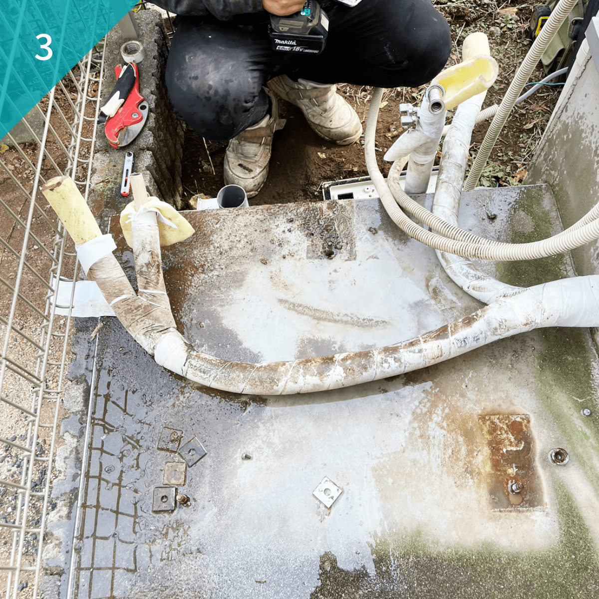 既存機器の撤去・清掃